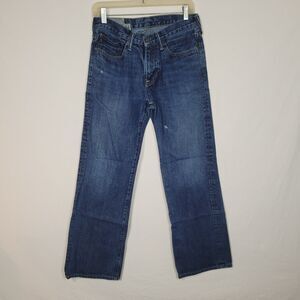 Abercrombie & Fitch Boys Jeans 14 Blue Kilburn Low Rise Boot Cut Youth 30 x 28